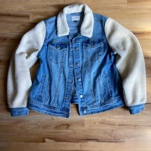 Denim and Sherpa Jacket